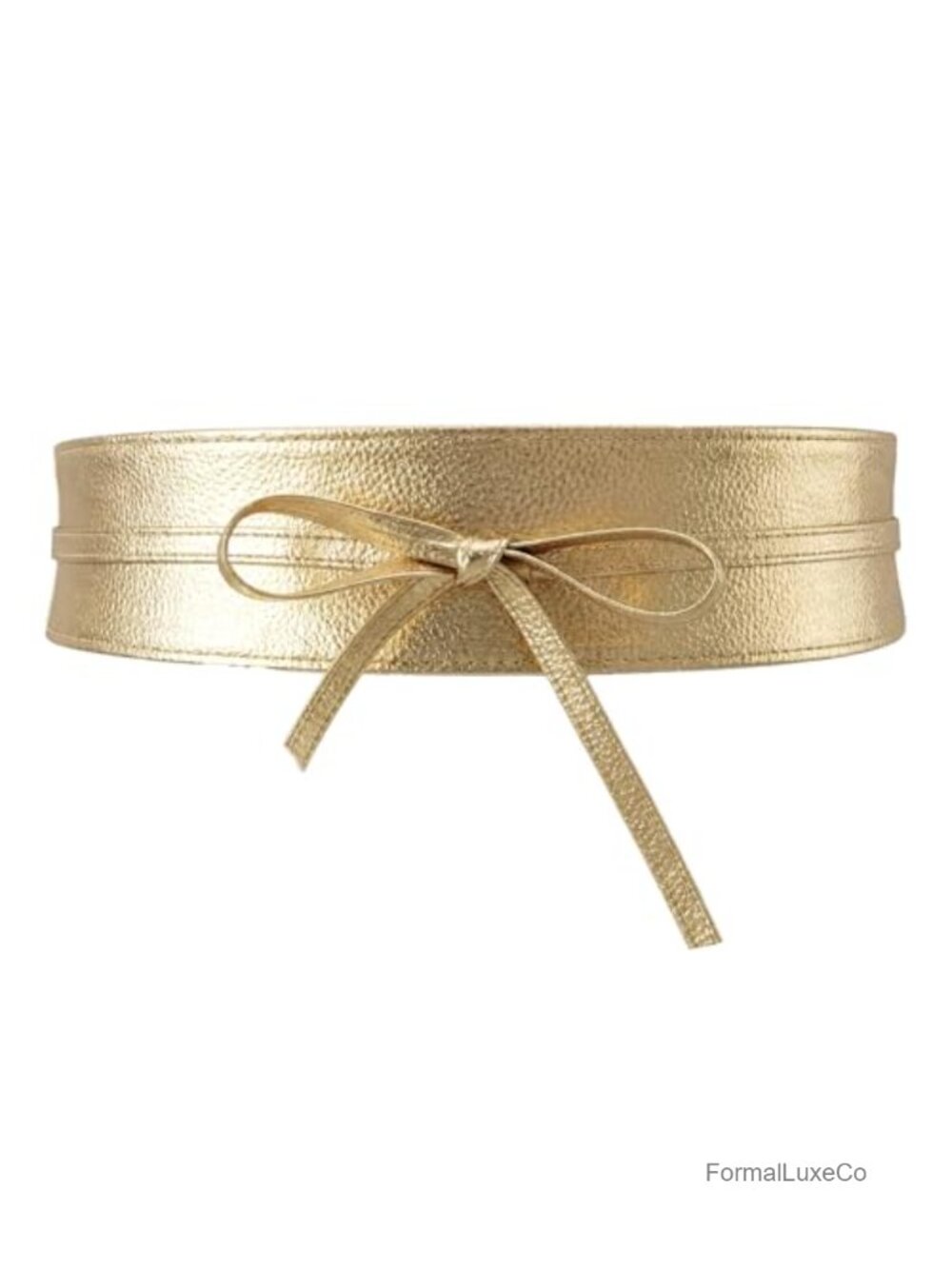 Women's Faux Leather Obi Waist Belt, Wide Wrap Around Cinch Belt for Dresses